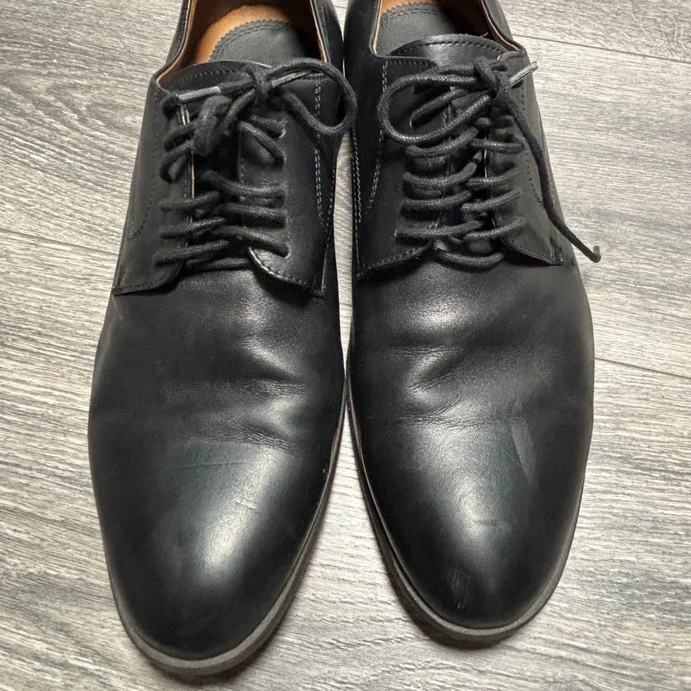Blake McKay‎ Black Leather Lace Up Oxford Dress Shoes Men's Size 10.5